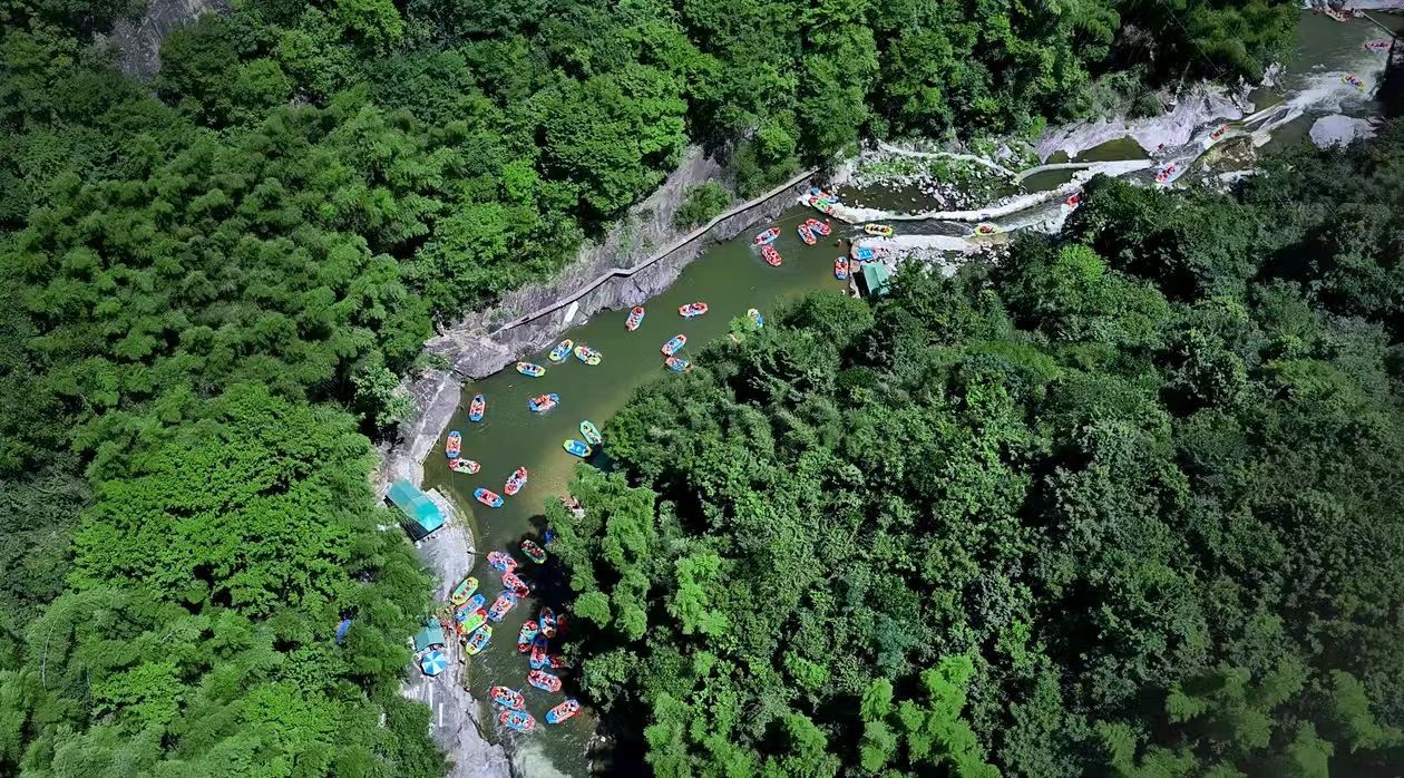 霍山大峡谷漂流